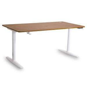 Mesa elevable Tona roble base blanca 00 TONA 01