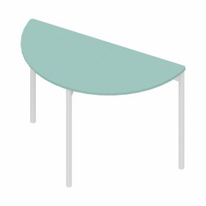 Mesa escolar Tettris semi circular 110 Tapa color menta Talla 6 24 TS11 67T6