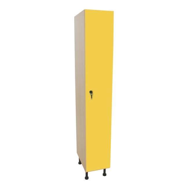 Taquilla 1 puerta ancho 30 cm Amarillo 17 6006281817