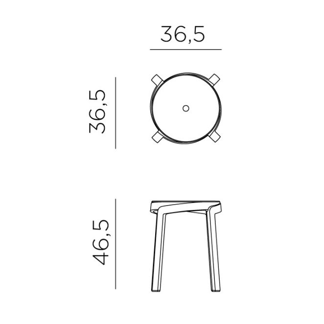 medidas taburete nardi stack mini