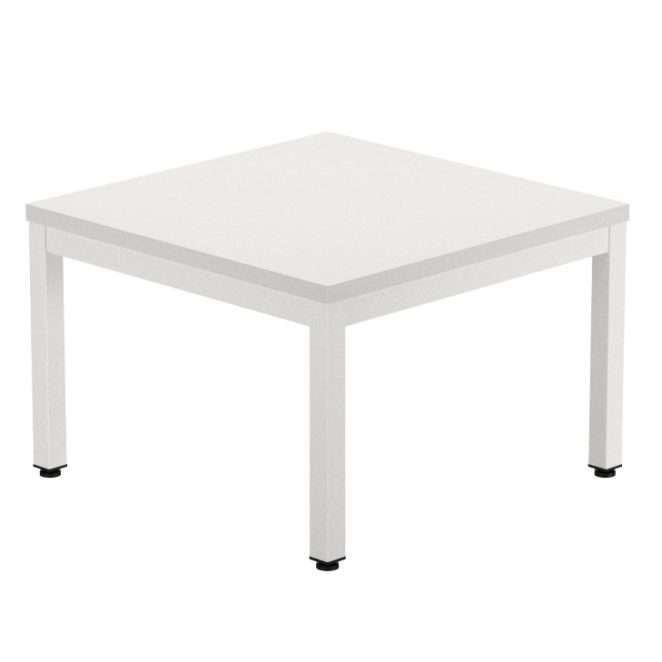 mesa centro quattro 60x60 blanca