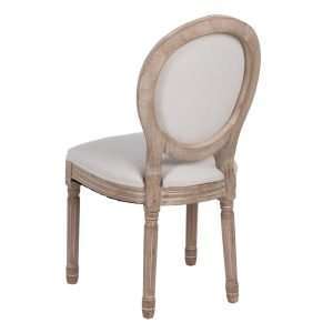 silla medallon tapizado beige 31 608535