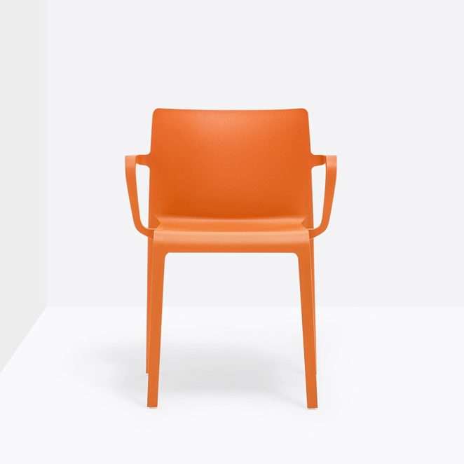 silla naranja para biblioteca volt 675